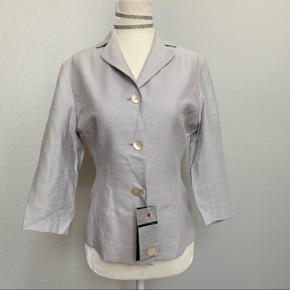 NWT Vintage Mastina 3/4 Sleeve Lightweight Jacket